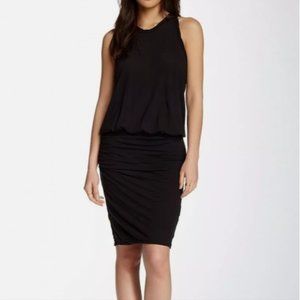 James Perse Racerback Blouson Midi Dress